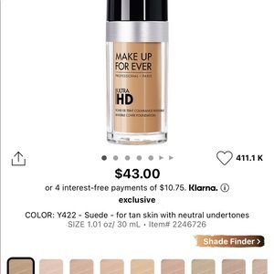 Makeup For Ever Foundation